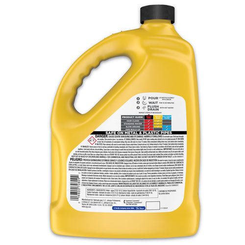 Image of Drano® Max Gel Clog Remover, Bleach Scent, 128 Oz Bottle