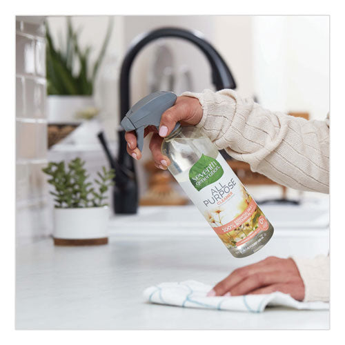 Image of Seventh Generation® Natural All-Purpose Cleaner, Morning Meadow, 23 Oz Trigger Spray Bottle