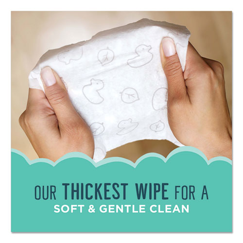 Image of Seventh Generation® Free and Clear Baby Wipes, 7 x 7, Unscented, White, 64/Flip-Top Pack