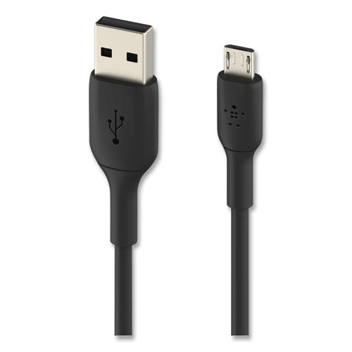 Image of Belkin® Boost Charge Usb-A To Micro Usb Chargesync Cable, 3.3 Ft, Black