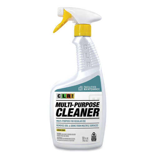 Image of CLR PRO® Multi-Purpose Cleaner, Lemon Scent, 32 Oz Bottle, 6/carton
