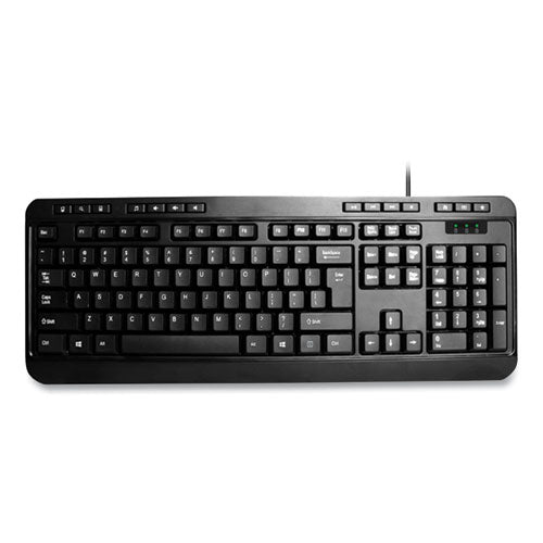 Image of Adesso Akb132ub 118-Key Mm Desktop Usb Keyboard, Black