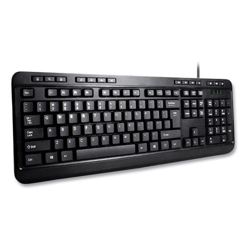Image of Adesso Akb132ub 118-Key Mm Desktop Usb Keyboard, Black