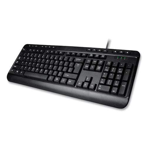 Image of Adesso Akb132ub 118-Key Mm Desktop Usb Keyboard, Black
