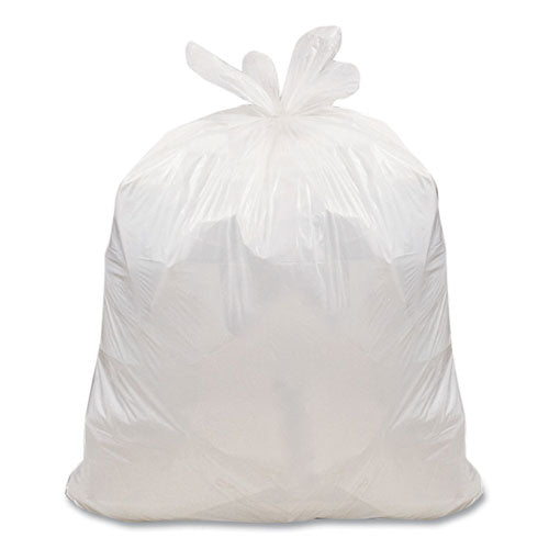 Image of Handi-Bag® Super Value Pack Can Liners, 8 gal, 0.6 mil, 22" x 24", White, 130/Box