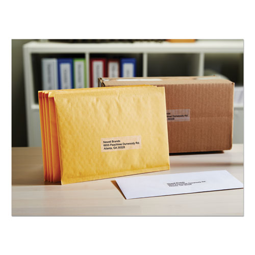 Image of DYMO® Labelwriter Address Labels, 1.12" X 3.5", Clear, 130 Labels/roll