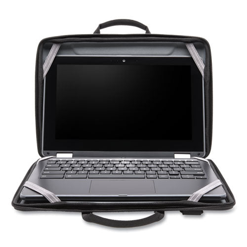 Image of Kensington® LS520 Stay-On Case for Chromebooks and Laptops, Fits Devices Up to 11.6", EVA/Water-Resistant, 13.2 x 1.6 x 9.3, Black