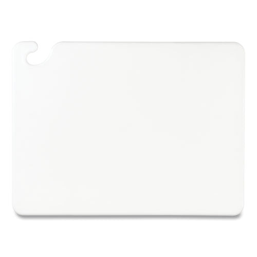 Image of San Jamar® Cut-N-Carry Color Cutting Boards, Plastic, 20 x 15 x 0.5, White
