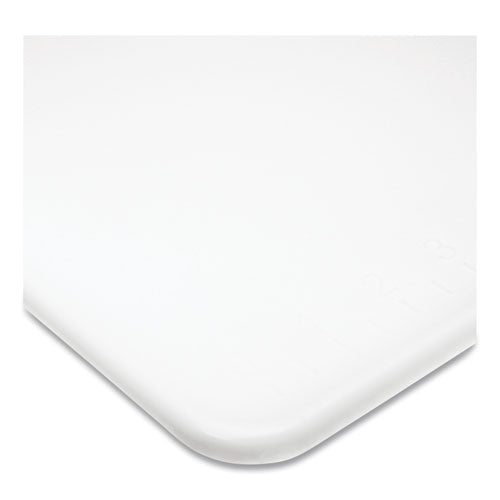 Image of San Jamar® Cut-N-Carry Color Cutting Boards, Plastic, 20 x 15 x 0.5, White