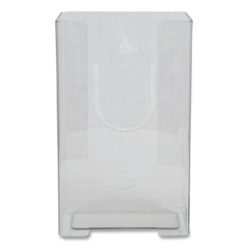 Image of San Jamar® Clear Plexiglas Disposable Glove Dispenser, 1-Box, Plexiglas, Clear, 5.5 x 3.75 x 10