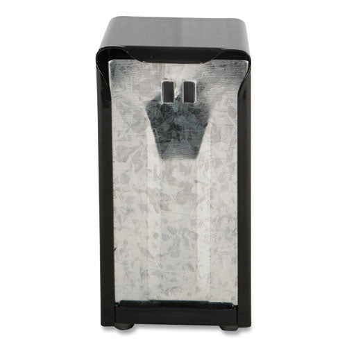 Image of San Jamar® Tabletop Napkin Dispenser, Tall Fold, 3.75 x 4 x 7.5, Capacity: 150, Black