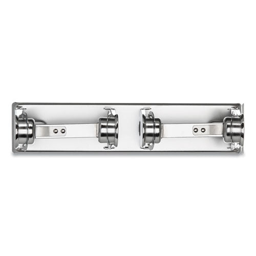 Image of San Jamar® Locking Toilet Tissue Dispenser, 12.38 x 4.5 x 2.75, Chrome
