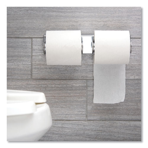 Image of San Jamar® Locking Toilet Tissue Dispenser, 12.38 x 4.5 x 2.75, Chrome