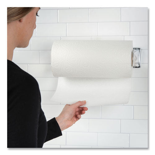 Image of San Jamar® Perforated Roll Towel Dispenser For 11 Inch Roll, 13.25 X 4.63 X 2.88, Chrome