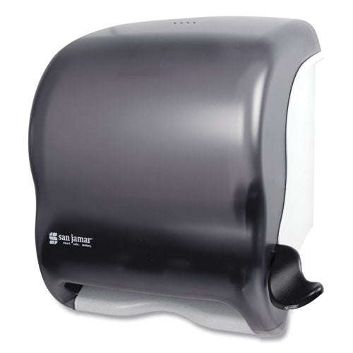Image of San Jamar® Element Lever Roll Towel Dispenser, Classic, 12.5 X 8.5 X 12.75, Black Pearl