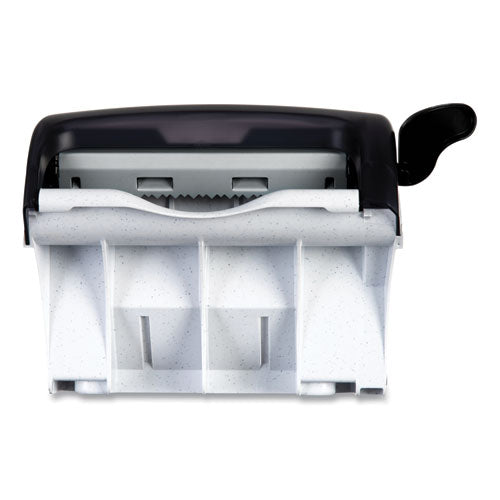Image of San Jamar® Element Lever Roll Towel Dispenser, Classic, 12.5 X 8.5 X 12.75, Black Pearl