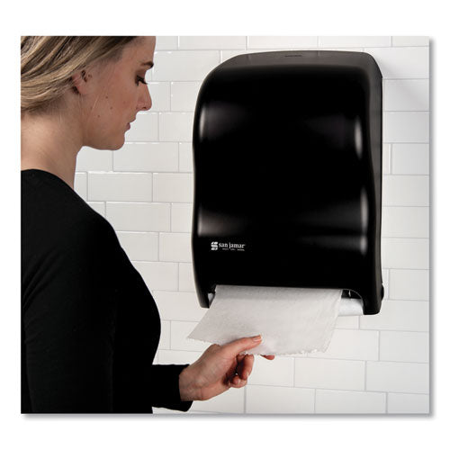 Image of San Jamar® Tear-N-Dry Touchless Roll Towel Dispenser, 11.75 X 9 X 15.5, Black Pearl