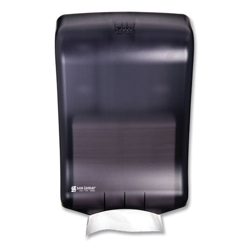 Image of San Jamar® Ultrafold Multifold/c-Fold Towel Dispenser, Classic, 11.75 X 6.25 X 18, Black Pearl