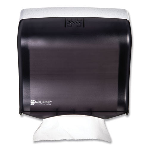 Image of San Jamar® Ultrafold Fusion C-Fold And Multifold Towel Dispenser, 11.5 X 5.5 X 11.5, Black