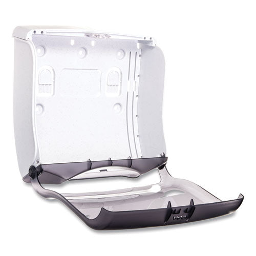 Image of San Jamar® Ultrafold Fusion C-Fold And Multifold Towel Dispenser, 11.5 X 5.5 X 11.5, Black