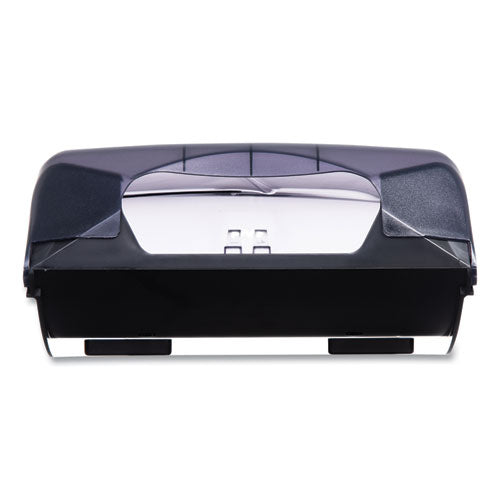 Image of San Jamar® Ultrafold Multifold/c-Fold Towel Dispenser, Oceans, 11.75 X 6.25 X 18, Transparent Black Pearl