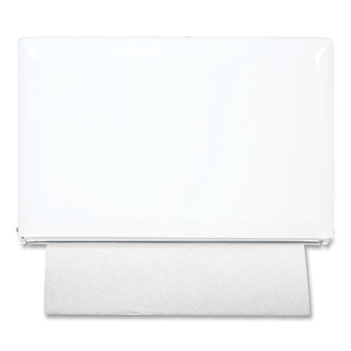 Image of San Jamar® Singlefold Paper Towel Dispenser, 10.75 X 6 X 7.5, White