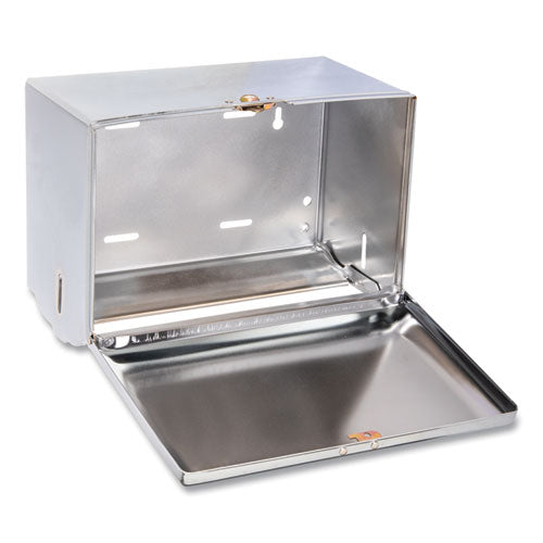 Image of San Jamar® Singlefold Paper Towel Dispenser, 10.75 X 6 X 7.5, Chrome