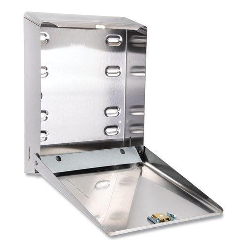 Image of San Jamar® C-Fold/multifold Towel Dispenser, 11.38 X 4 X 14.75, Stainless Steel