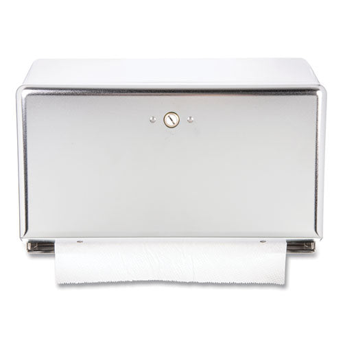Image of San Jamar® Mini C-Fold/multifold Towel Dispenser, 11.13 X 3.88 X 7.88, Chrome