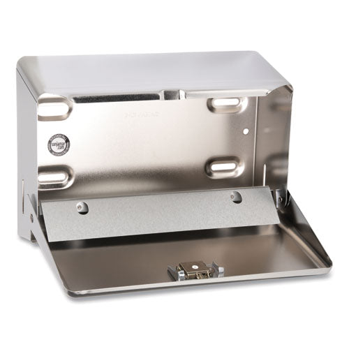 Image of San Jamar® Mini C-Fold/multifold Towel Dispenser, 11.13 X 3.88 X 7.88, Chrome