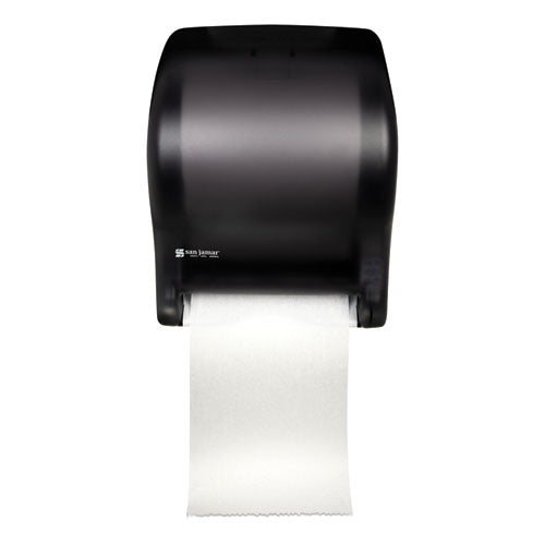 Image of San Jamar® Tear-N-Dry Essence Automatic Dispenser, Classic, 11.75 X 9.13 X 14.44, Black Pearl