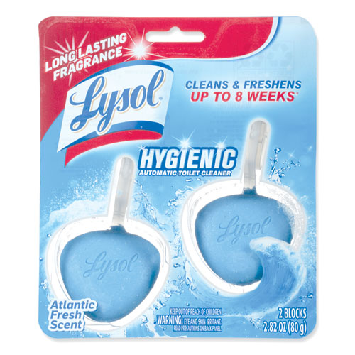 Image of LYSOL® Brand Hygienic Automatic Toilet Bowl Cleaner, Atlantic Fresh, 2/pack