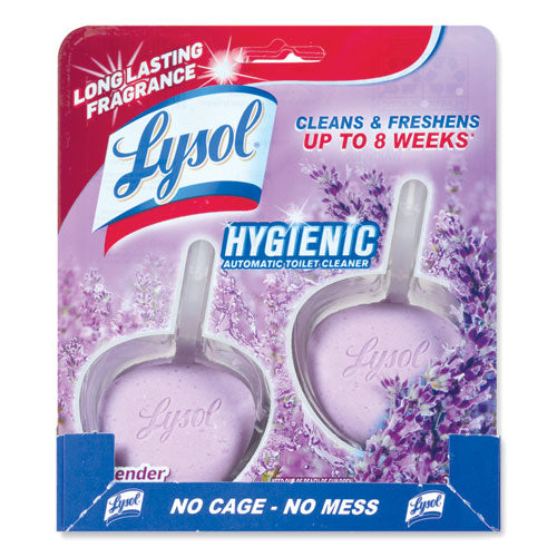 Image of LYSOL® Brand Hygienic Automatic Toilet Bowl Cleaner, Cotton Lilac, 2/pack