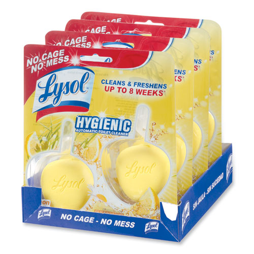 Image of LYSOL® Brand Hygienic Automatic Toilet Bowl Cleaner, Lemon Breeze, 2/pack