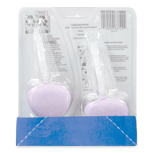 Image of LYSOL® Brand Hygienic Automatic Toilet Bowl Cleaner, Cotton Lilac, 2/pack