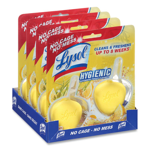 Image of LYSOL® Brand Hygienic Automatic Toilet Bowl Cleaner, Lemon Breeze, 2/pack