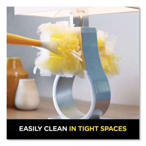 Image of Swiffer® Heavy Duty Dusters Refill, Dust Lock Fiber, Yellow, 33/Carton