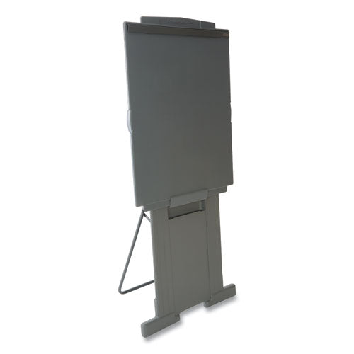Image of Quartet® Duramax Portable Presentation Easel, Adjusts 39" To 72" High, Plastic, Gray