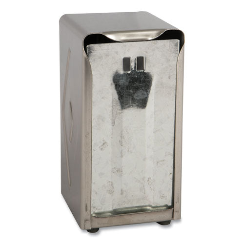 Image of San Jamar® Tabletop Napkin Dispenser, Tall Fold, 3.75 x 4 x 7.5, Capacity: 150, Chrome