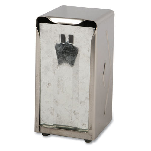Image of San Jamar® Tabletop Napkin Dispenser, Tall Fold, 3.75 x 4 x 7.5, Capacity: 150, Chrome