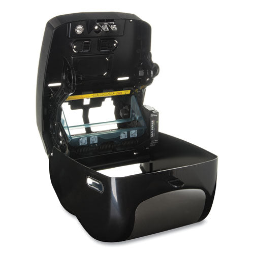 Image of San Jamar® Tear-N-Dry Touchless Roll Towel Dispenser, 16.75 X 10 X 12.5, Black/silver
