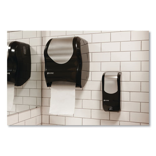 Image of San Jamar® Tear-N-Dry Touchless Roll Towel Dispenser, 16.75 X 10 X 12.5, Black/silver