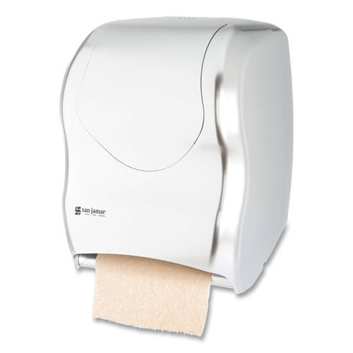 Image of San Jamar® Tear-N-Dry Touchless Roll Towel Dispenser, 16.75 X 10 X 12.5, Silver