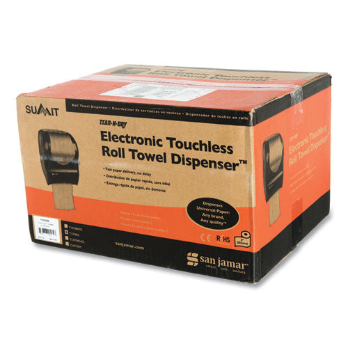 Image of San Jamar® Tear-N-Dry Touchless Roll Towel Dispenser, 16.75 X 10 X 12.5, Silver