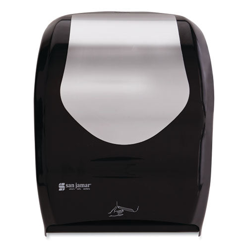 Image of San Jamar® Smart System With Iq Sensor Towel Dispenser, 16.5 X 9.75 X 12, Black/silver