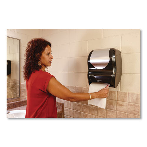 Image of San Jamar® Smart System With Iq Sensor Towel Dispenser, 16.5 X 9.75 X 12, Black/silver