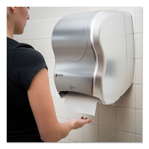 Image of San Jamar® Smart System With Iq Sensor Towel Dispenser, 16.5 X 9.75 X 12, Silver