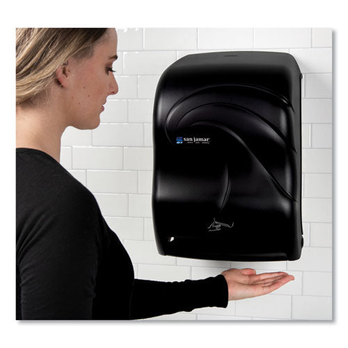 Image of San Jamar® Smart System With Iq Sensor Towel Dispenser, 11.75 X 9.25 X 16.5, Black Pearl