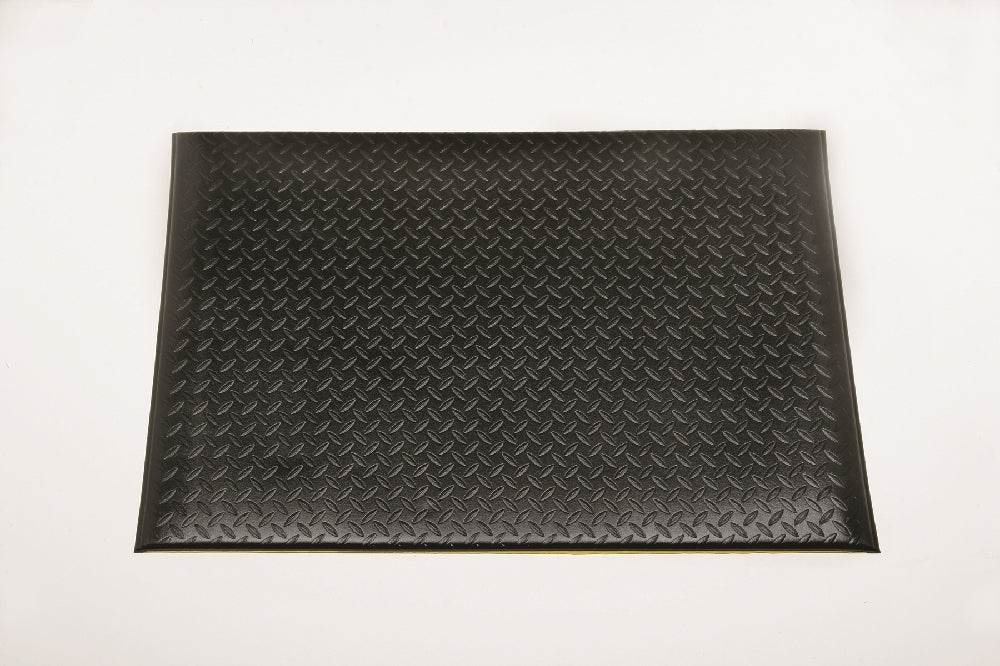 Image of Anti-Fatigue Mat, Industrial Duty, Black, 2' x 9/16" x 3'