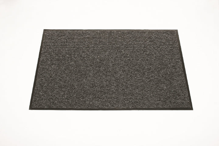 Image of 3-Mat Entry System, Scraper, Loop-Pile, Gray, 3' x 5/16" x 5'